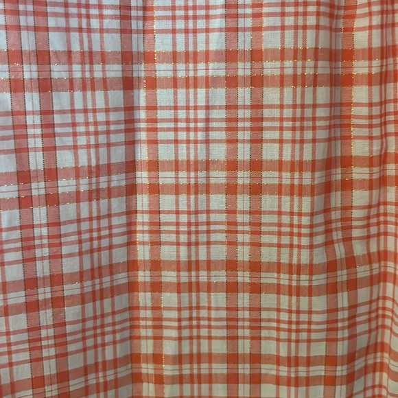 Michael by Michael Kors pink and white blouse with gold thread detail size small - Picture 6 of 6